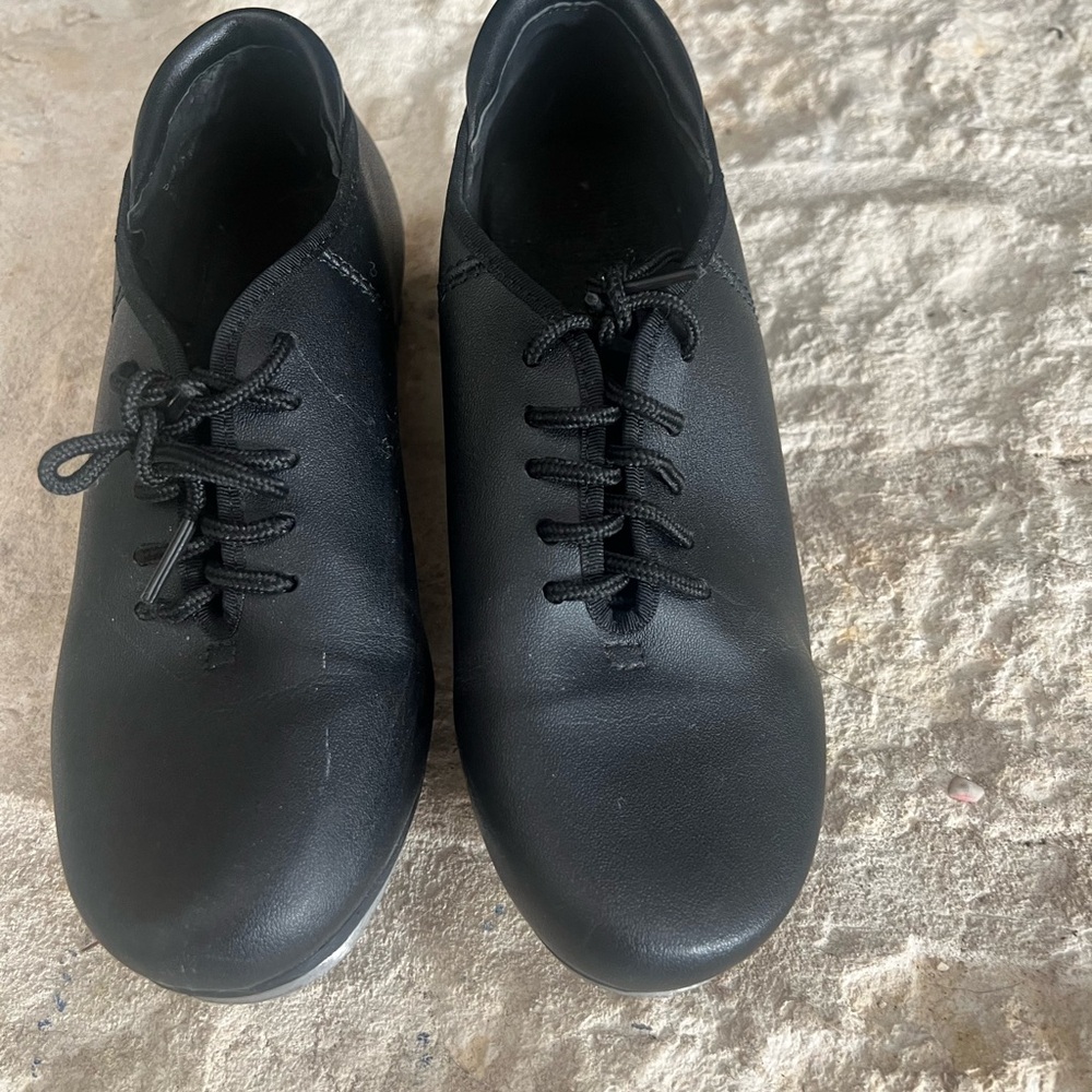 Black lace up Tap Shoe